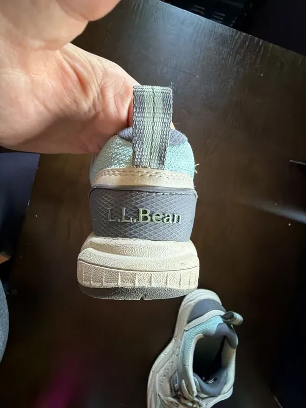 LL Bean Walking Shoes Size 7.5 Green Gray Fitness Sneakers - Image 7