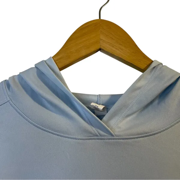 UNDER ARMOUR HeatGear Light Blue Long Sleeve Hooded Sweatshirt Hoodie - Size XL - Image 2