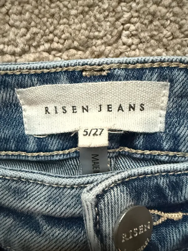 Risen Jeans wide leg flare jeans Sz 5/27 - Image 2