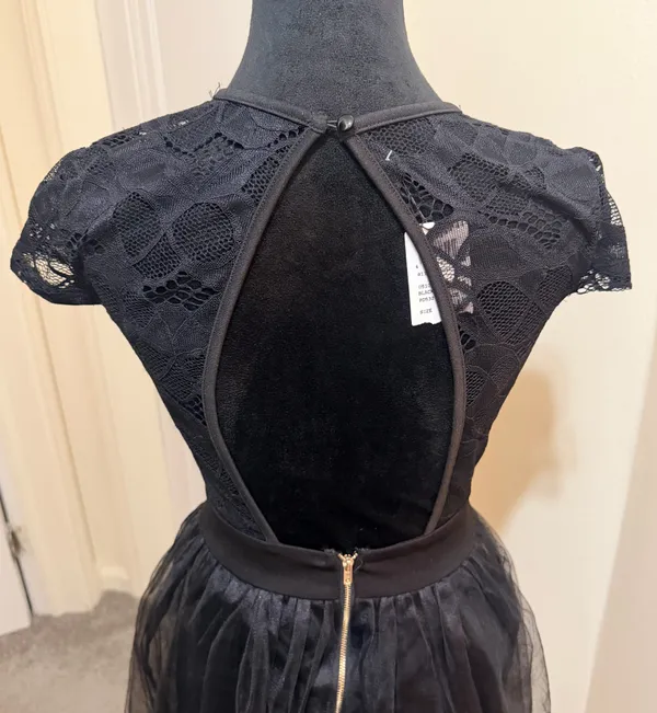 Privy Lace Illusion Tulle Fit & Flare Cocktail Mini Dress - Size S - NWT - Image 7