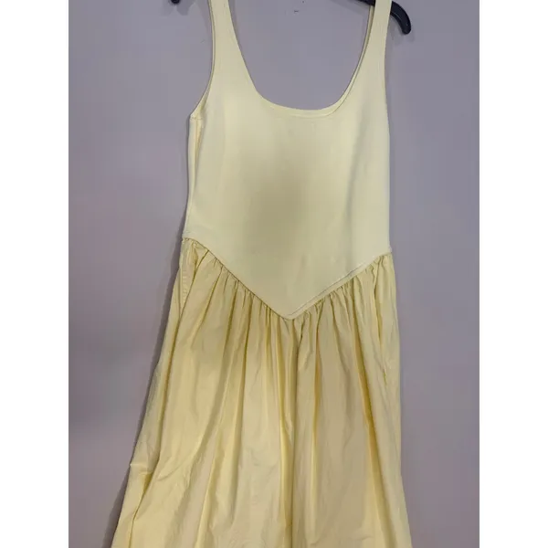 Ronny Kobo Mixed Media yells Midi Dress Medium - Image 9
