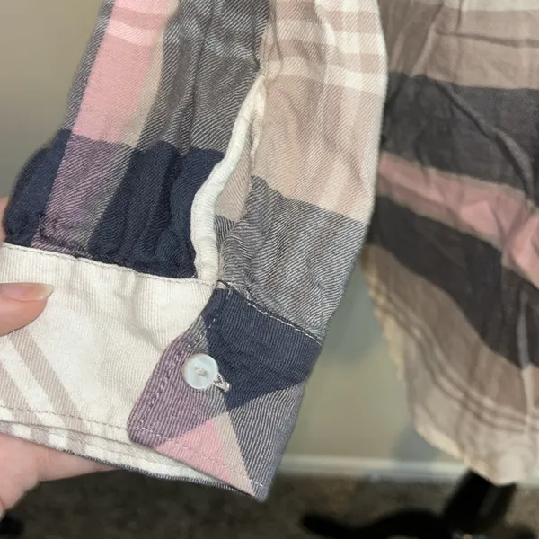 5/$30 🎈 Aerie large plaid button down shirt - Image 3