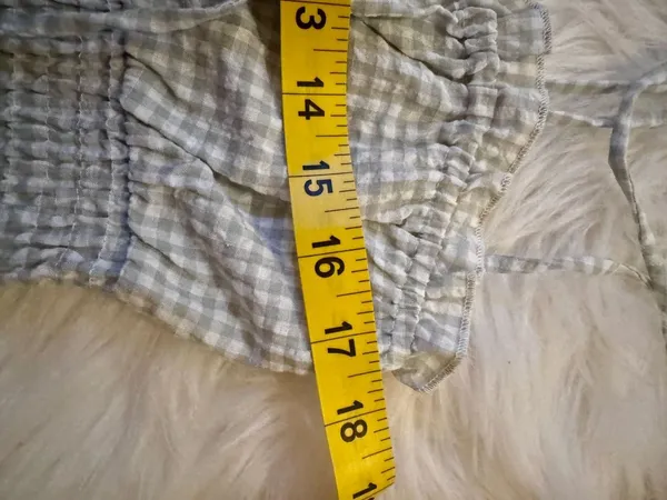 Princess Polly Korina Mini Dress Size US 6 Green Gingham - Image 7