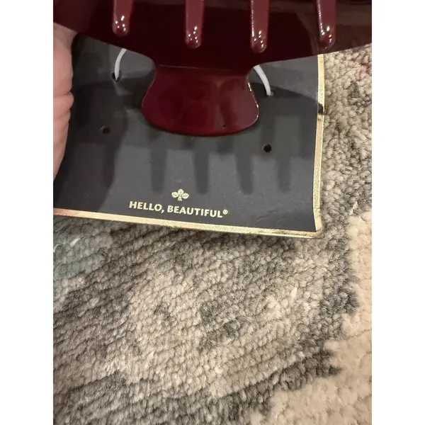 L. ERICKSON Monet Claw Clip Maroon NWT $32 - Image 5