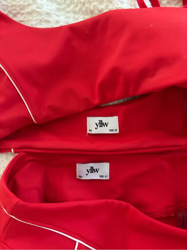 Yllw The Label Athletic Set Red Size XS - Image 6