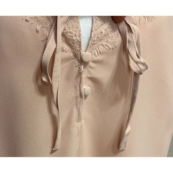 Julia Silky‎ Lace Trim Camisole Top Womens L Pink Coquette Y2K Fairy NWT Gift - Image 9