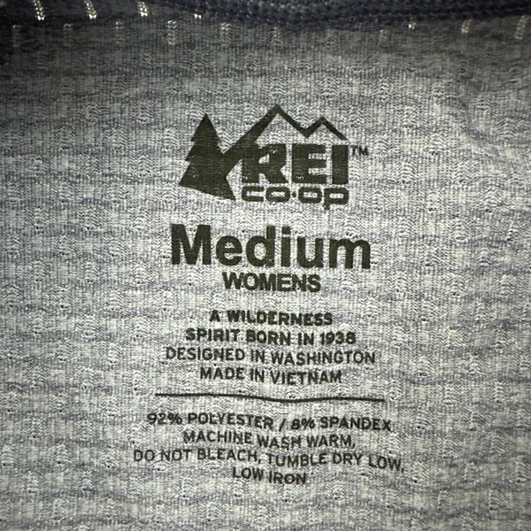 REI Co-op Lightweight 1/2 Zip Pullover Base Layer Top Purple Women's Medium - Image 4