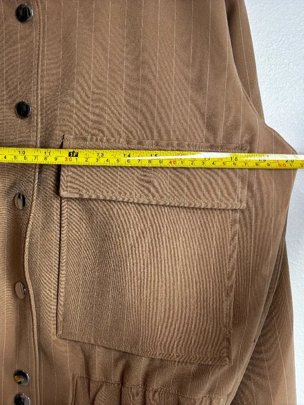 Express Tan NWT Blazer Suit Jacket - Size S - Image 4