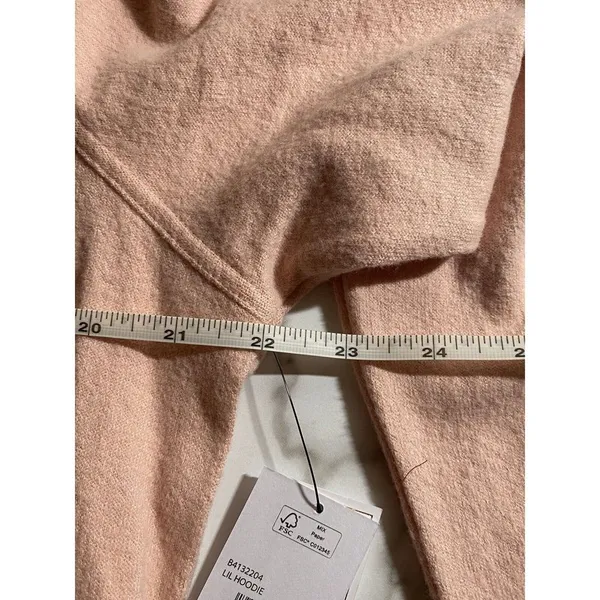 NWT Volcom Lil Women's‎ Pink Pullover Hoody - Cloud Pink (5797) Size M - Image 8