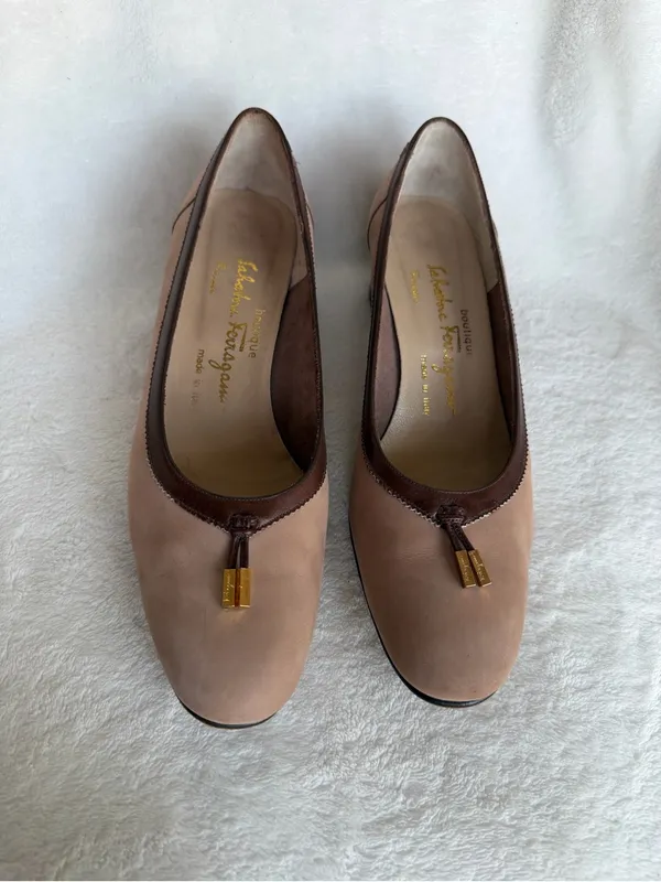 Salvatore Ferragamo Boutique Vintage Made in Italy Women’s Size 8.5 B - Image 2