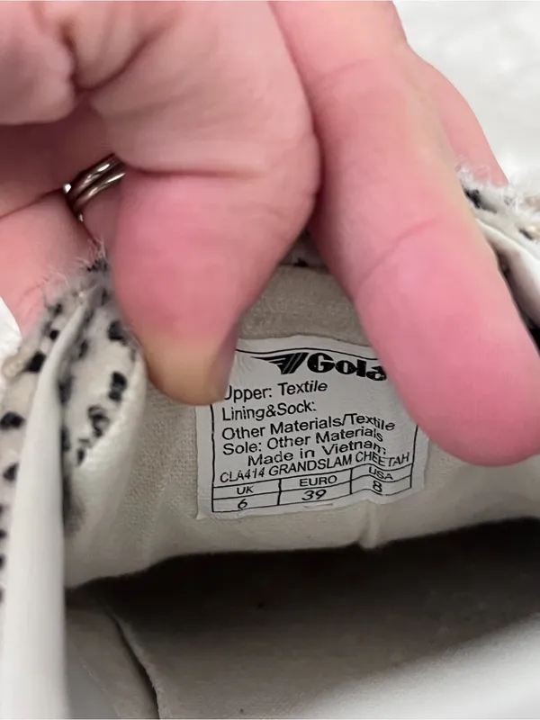 Gola Grandslam Cheetah/Savanna Sneakers- US 8 - Image 6