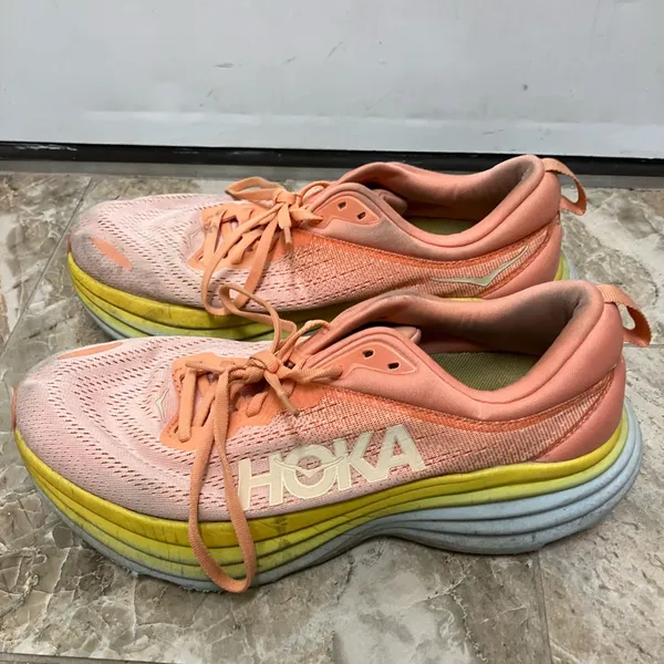 Hoka Bondi 7 Pink Women’s Size 8 - Image 3