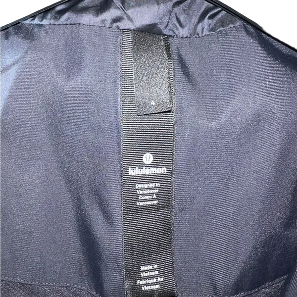 Lululemon Athletica Black Windbreaker Jacket US 4 - Image 4