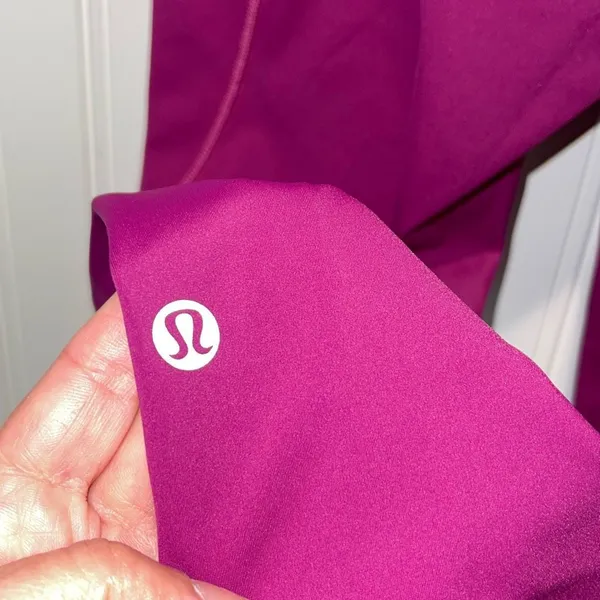 Lululemon X Peloton Women Together We Go Far Fast Free Legging Fuchsia Sz 4 NWOT - Image 7