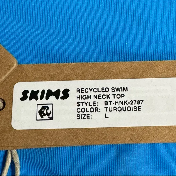 Skims Swim High Neck Bikini Top - Image 10
