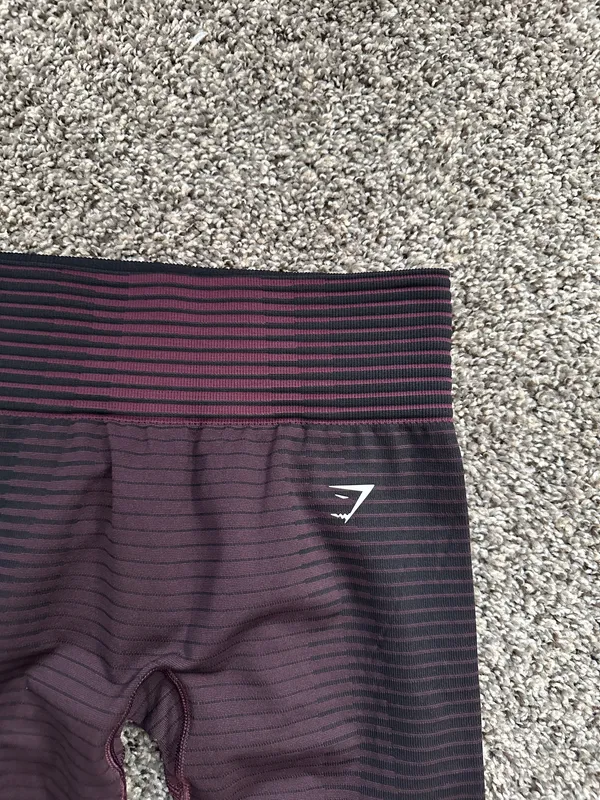 Gymshark Sport Seamless Leggings - Reset Pink/ Black Sz Small - Image 3