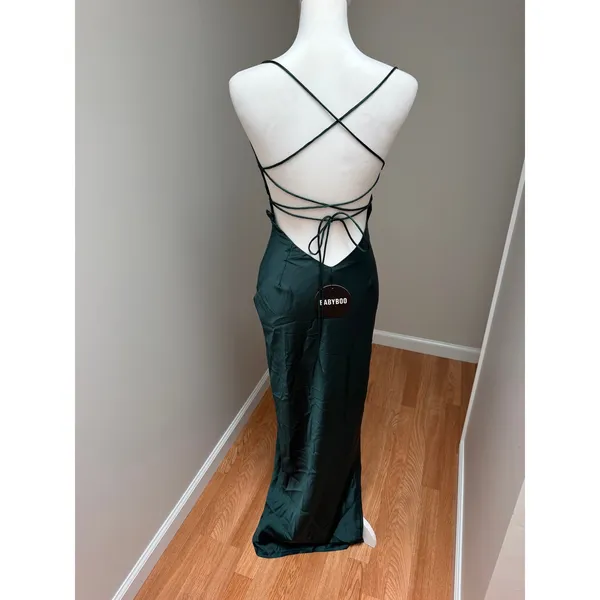 Babyboo Misha Maxi Dress Emerald Green NEW NWT Size Small - Image 7