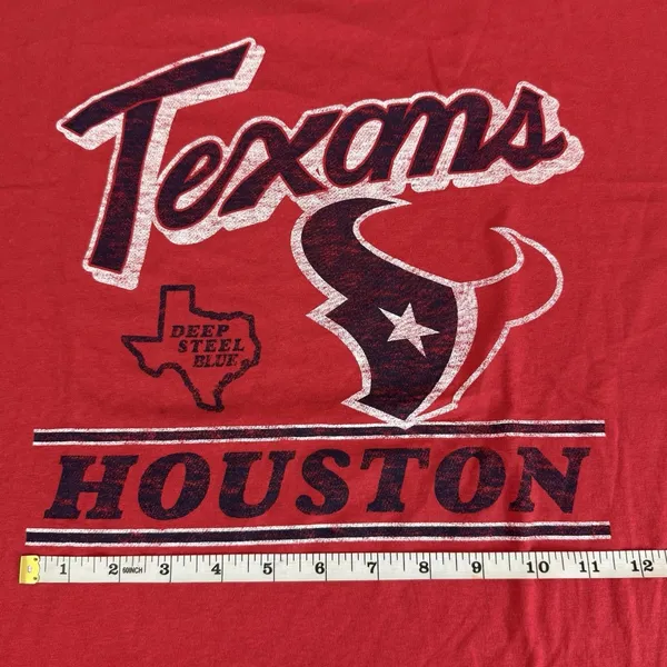 Houston Texans ‘47 Brand Racer red relaxed oversized Nfl sportswear size Large - Image 6