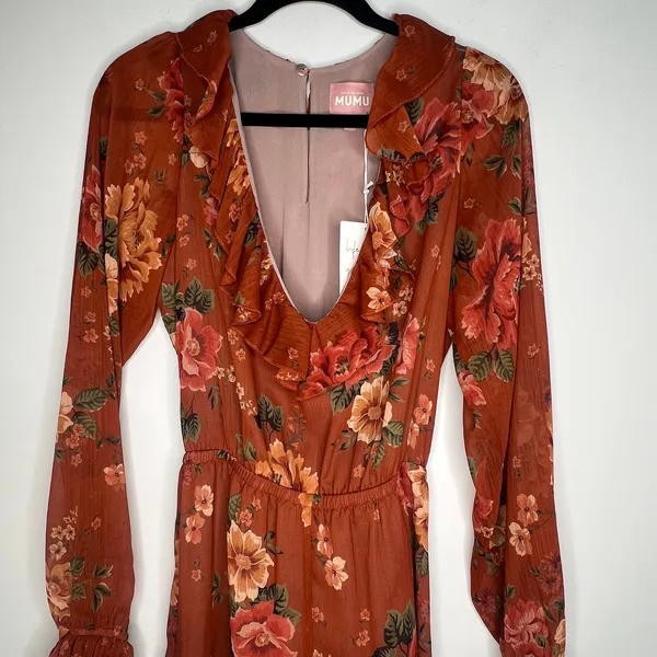 Show Me Your Mumu Ruffle Romper Size Medium - Image 4