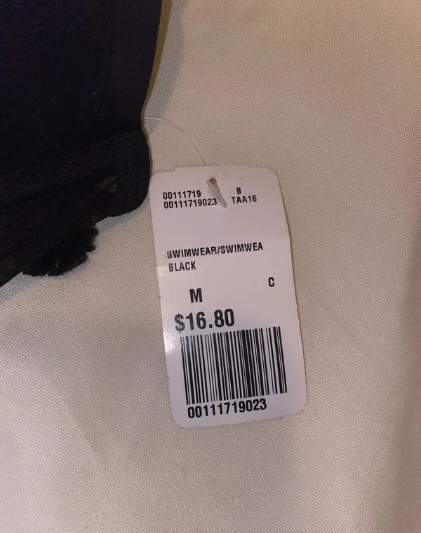NWT Black Mesh Bustier Bikini Top - Image 4