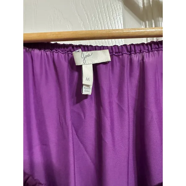 Joie women's purple satin long sleeve mini dress size‎ Medium - Image 3