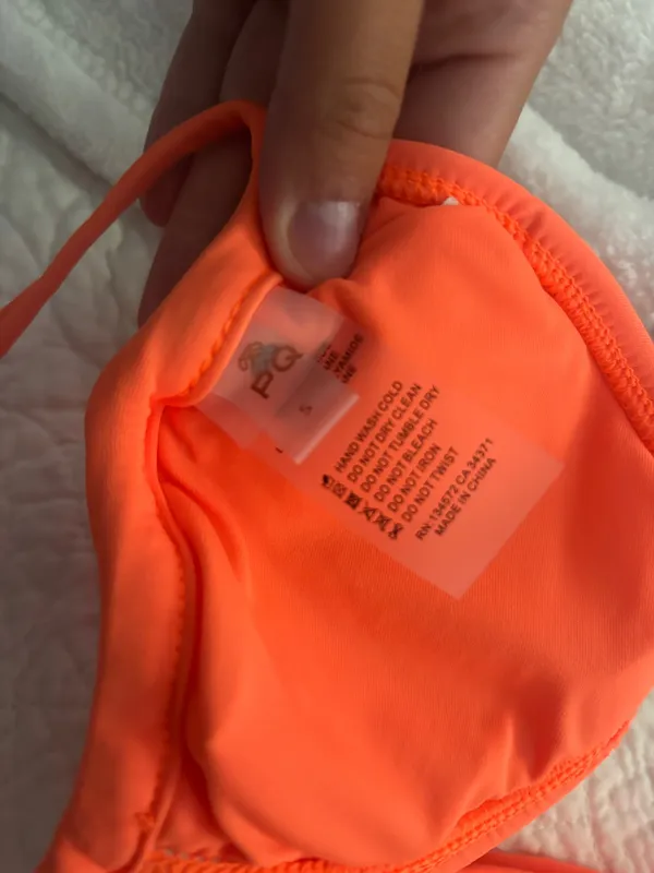 PQ Swim Top Orange - Image 4