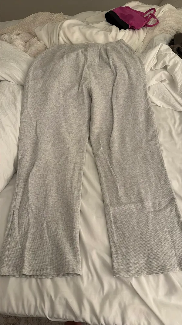 PacSun John Galt waffle knit wide leg pants - Image 2