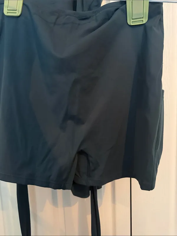 HALARA Teal Blue Ruffled Mini Dress - Image 9