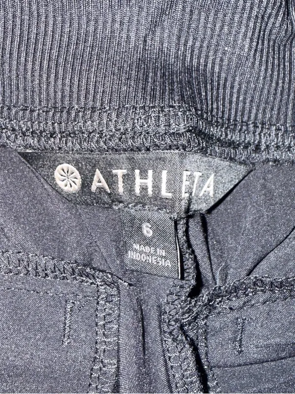 Athleta Black Slim Ankle Pants Size 6 Stretch Pull On Work Travel - Image 4