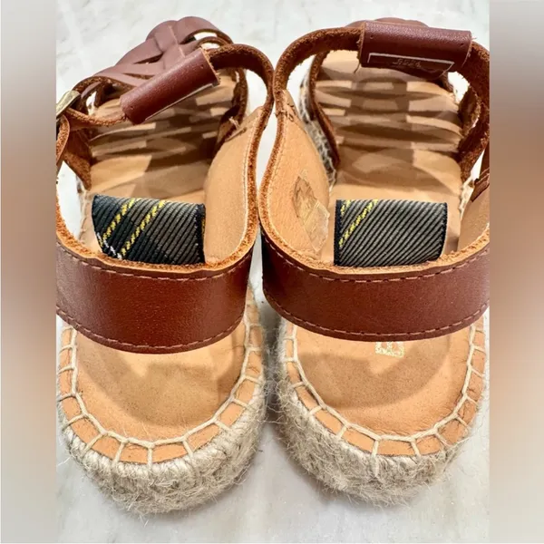 $170 NEW Free People X Barbour Paloma Espadrille Platform Fisherman Sandal 7.5 - Image 10