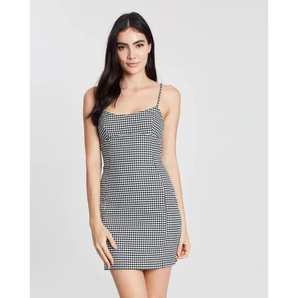 Bec + Bridge French Liaison Mini Dress black squares size US 6 - Image 7