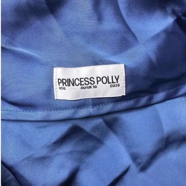 Princess Polly Faviola Strapless Maxi Dress Blue - Image 3