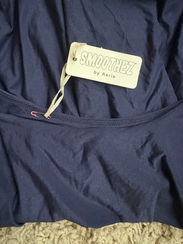 Aerie Smoothez Longsleeve Scoop Neck Bodysuit NWT - Image 8