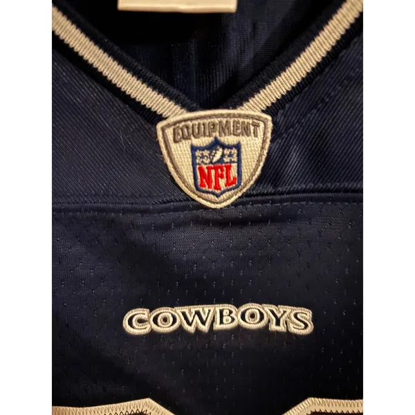 Reebok NFL Dallas Cowboys Jason Witten 82 Jersey Womens Large Navy Blue Football - Image 2