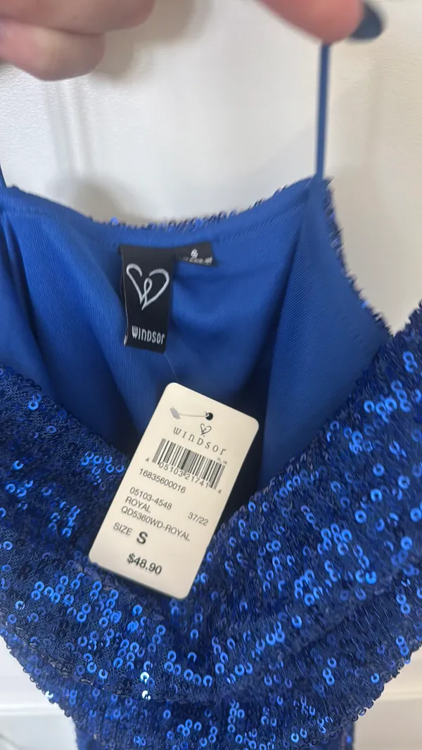 Windsor Blue Homecoming Dress - Image 3