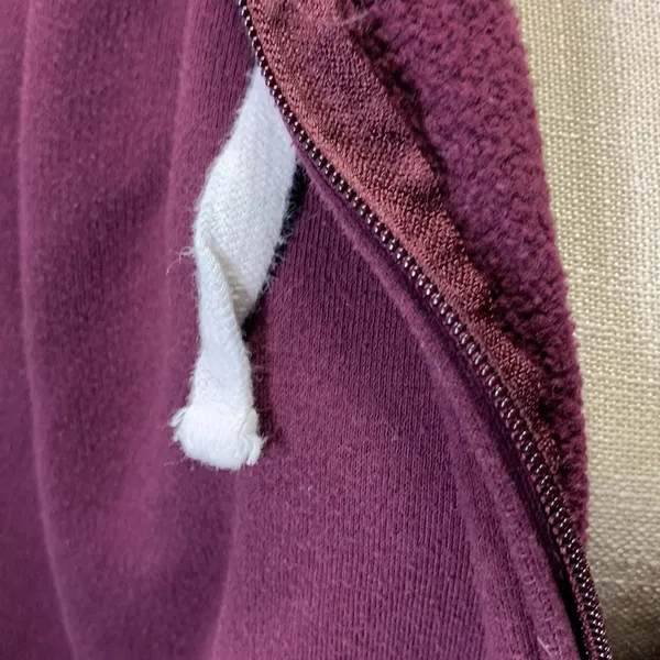 PINK Victoria’s Secret Burgundy Eggplant Hoodie Size Large - Image 5