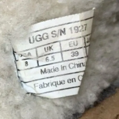 UGG Australia Kohala Leather Clogs Mules Brown Shearling Lined 8 Gorpcore‎ Boho - Image 7