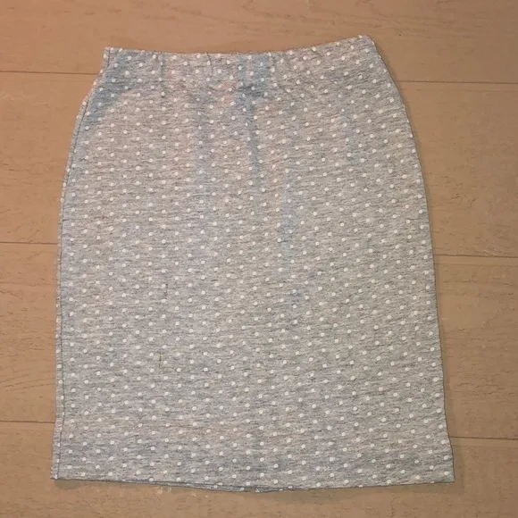 Forever 21 gray pencil polka dot skirt - Image 2