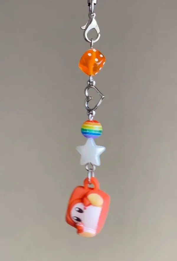 Handmade Kawaii game anime mug phone strap/bag charm/keychain/room&car decor🧡 - Image 5