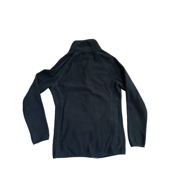 White Cross full zip black fleece jacket‎ sz S - Image 4