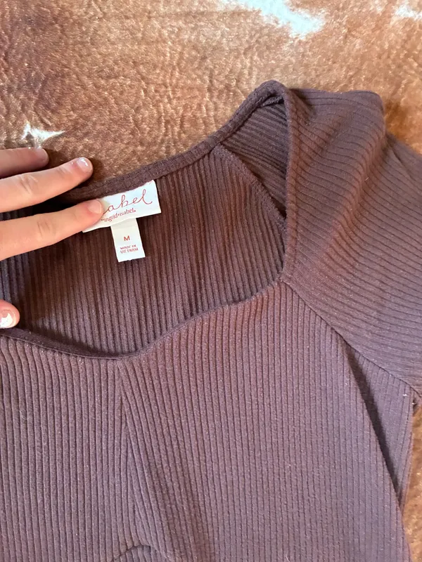 Ingrid And Isabel Isabel by Ingrid & Isabel brown maxi size medium This would be cute for a baby shower! - Image 3