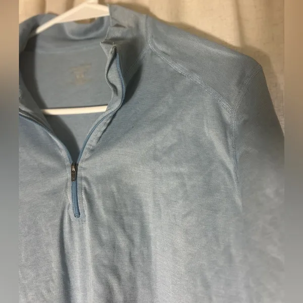 Patagonia Sky Blue Quarter-Zip Top - Image 2