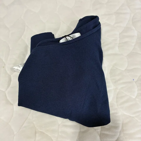 NWT Milly One Shoulder Top Ruffle Blue Sleeveless Party Cocktail Blouse‎ Size P - Image 5