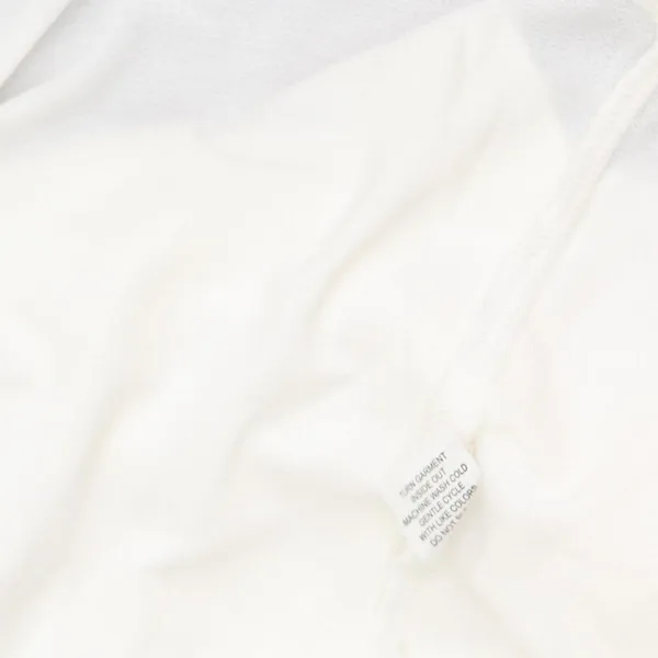 NWT Ny Collection Chiffon Short Ruffled Sleeve Crepe Knit Top PCKU2470 PL White - Image 5