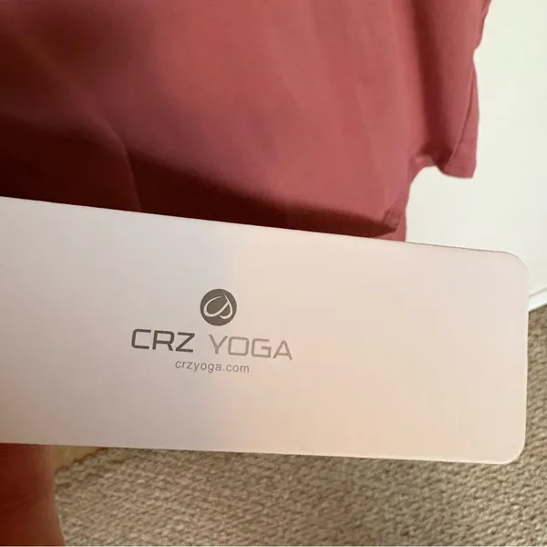 CRZ Yoga NWT flowing top size large. Dusty Rose color - Image 5