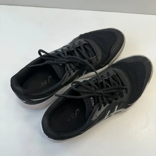Asics Upcourt 5 Volleyball Shoes Indoor Court Black White‎ Sneakers Womens 10 - Image 6