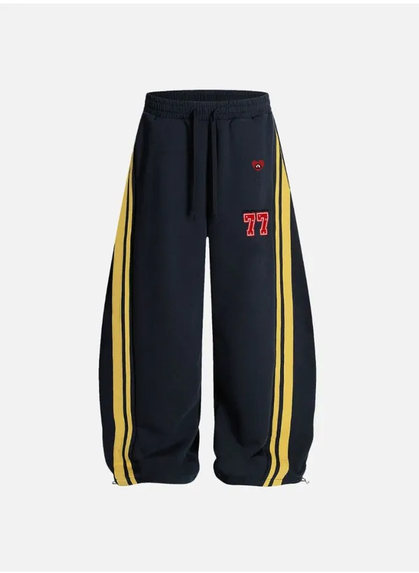 Aelfric Eden Stripe Baggy Barrel Sweatpants - Image 2