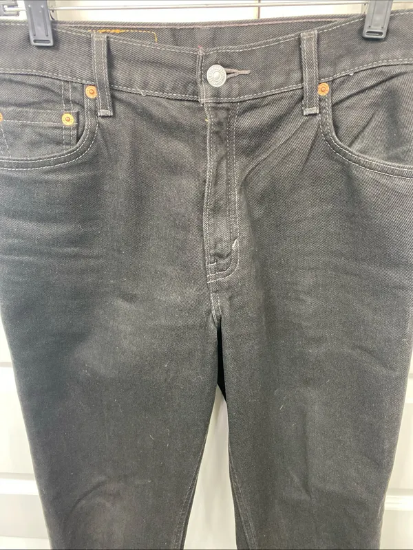 Vintage Y2K Levis 550 Relaxed Fit Tapered Leg JeansWomen 6 Reg S Black High Rise - Image 2