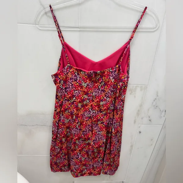 French Connection Floral Mini Dress - Pink and Yellow - Image 2