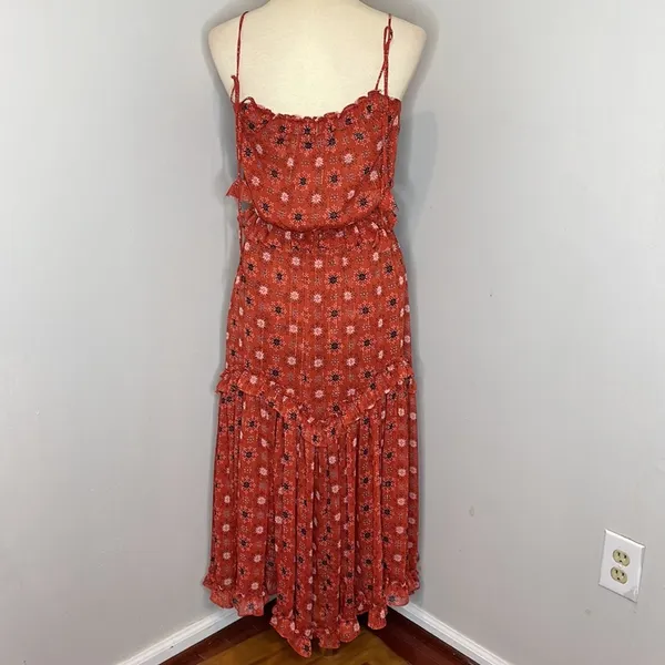 Misa Nati‎ Red Sleeveless MIDI Dress XS - Image 5